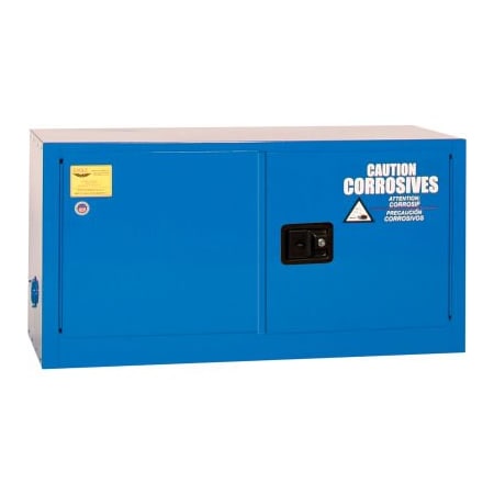 Justrite Eagle Acid & Corrosive Cabinet with Self Close - 15 Gallon ADDCRA14X